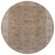 Ahgly Company Indoor Round Mid-Century Modern Area Rugs, 7' Round