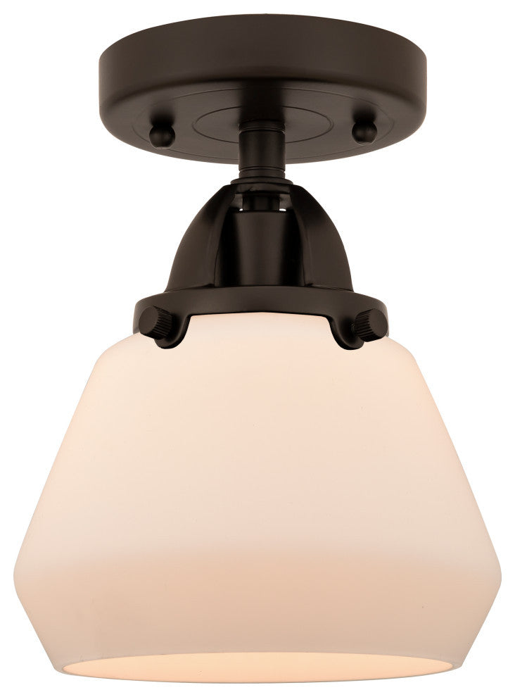 INNOVATIONS LIGHTING 288-1C-OB-G171 Fulton 1 Light 6.75 inch Semi-Flush Mount