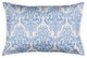 Blue Damask King Brushed Poly Sham