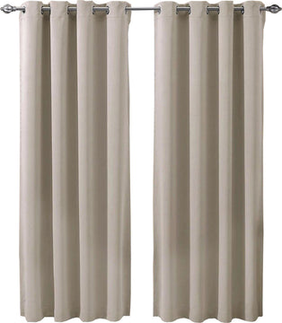 Amazing Grommet Top Window Curtain Panel, Taupe, 52"x84"