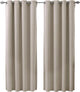 Amazing Grommet Top Window Curtain Panel, Taupe, 52"x84"