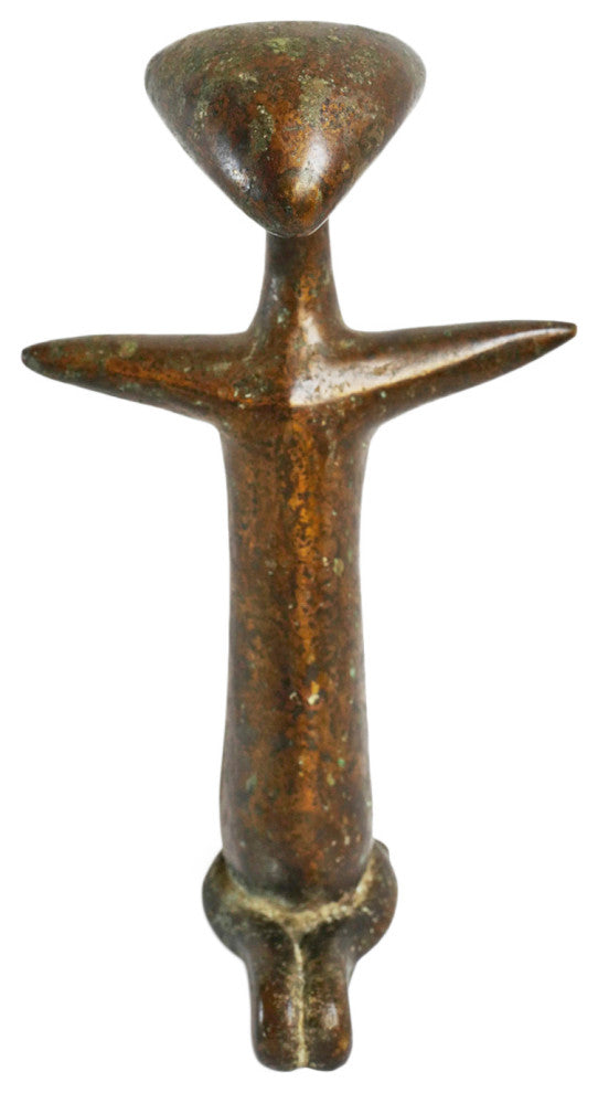Consigned Rare Antique Kulango Bronze Figure 2