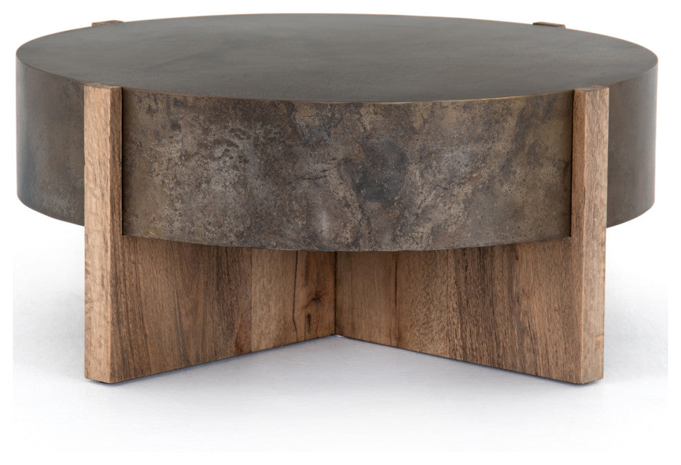 Bingham Coffee Table-Distressed Iron