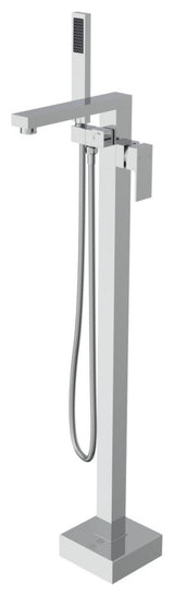 Elegant Lighting FAT-8002 Henry Floor Mounted Clawfoot Tub Filler - Chrome