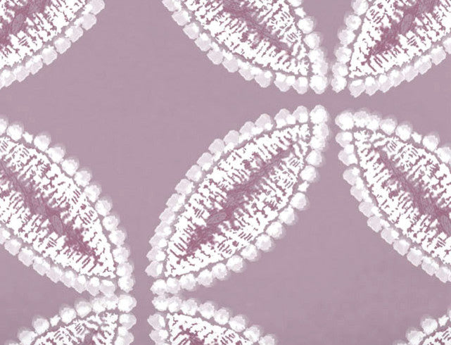 Tidepool, Geometric Print Bath Towel, Lavender