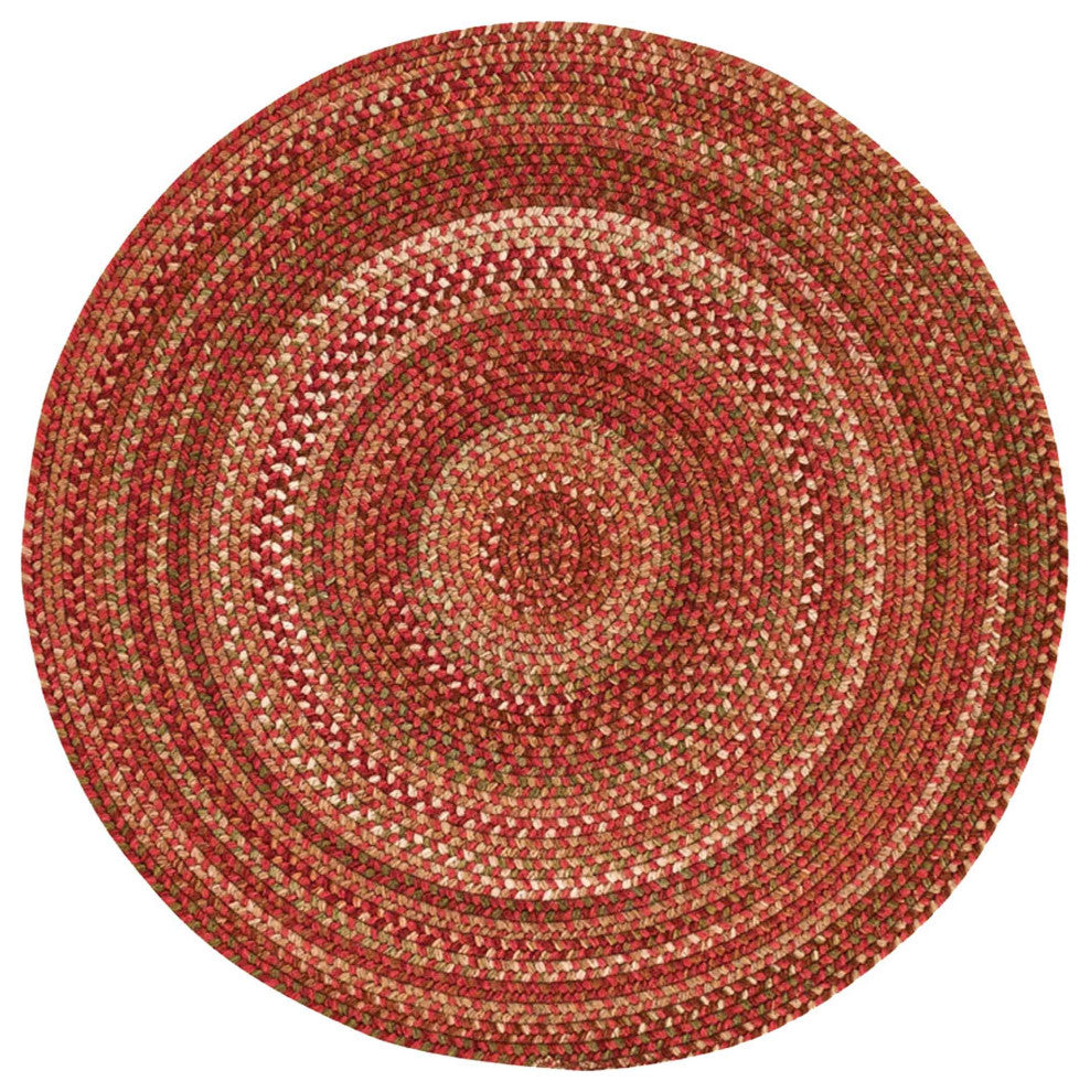 Capel Manchester Redwood 0048_500 Braided Rugs - 7' 6" Round