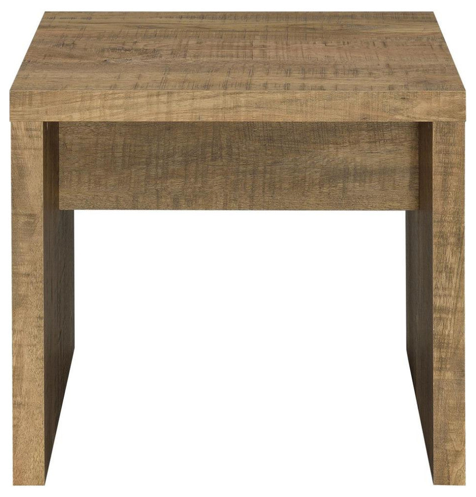 Lynette Square Engineered Wood End Table Mango