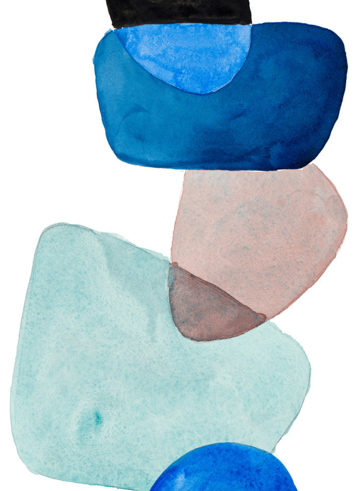 Head Over Heels Abstract II - 54 x 54 by Lanie Loreth