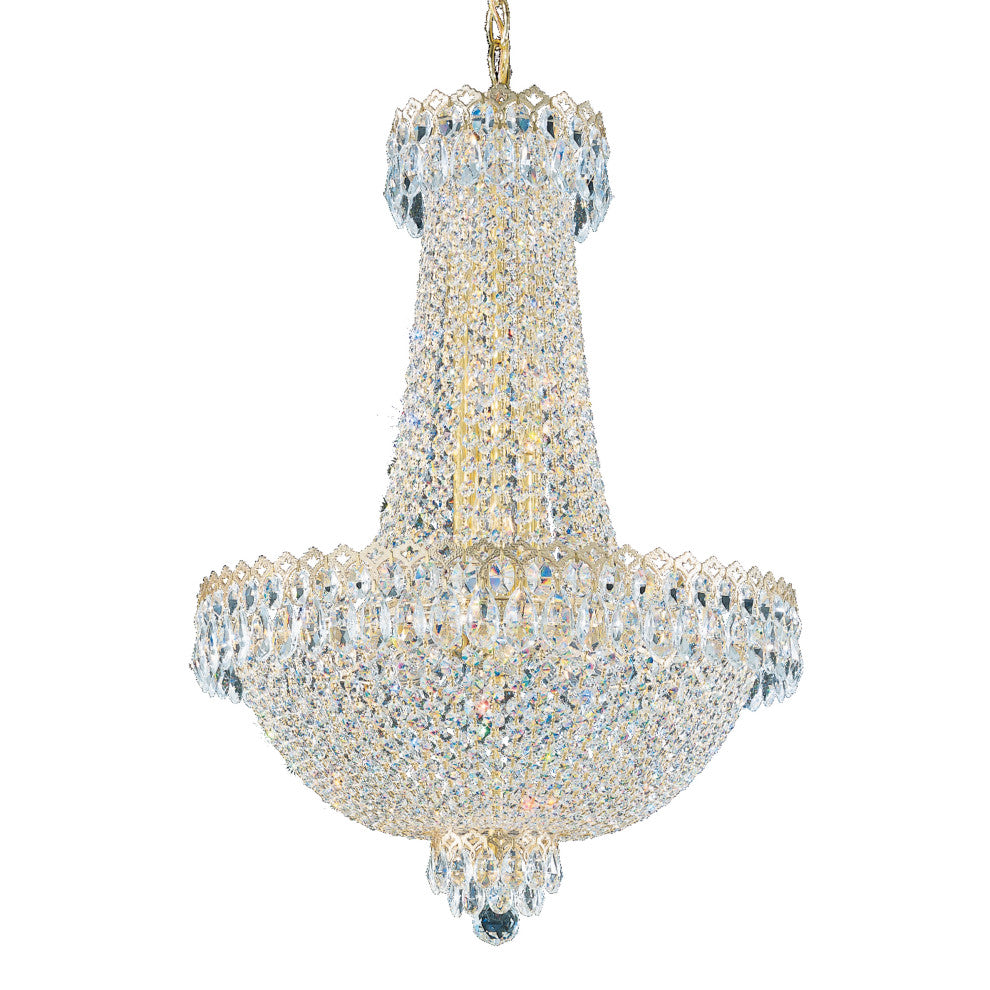 Schonbek 2622-211, 12 Light Crystal Chandelier In Aurelia