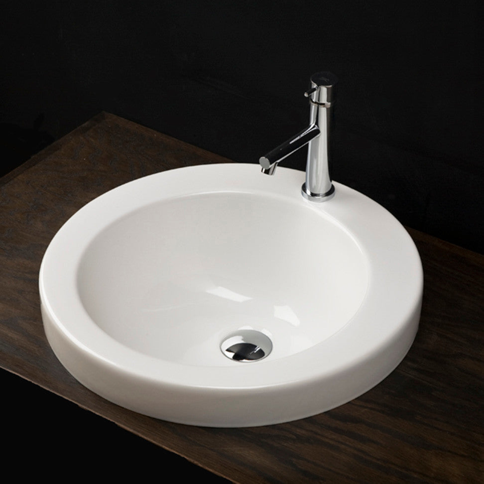 Lacava Plano Collection Lavatory, White