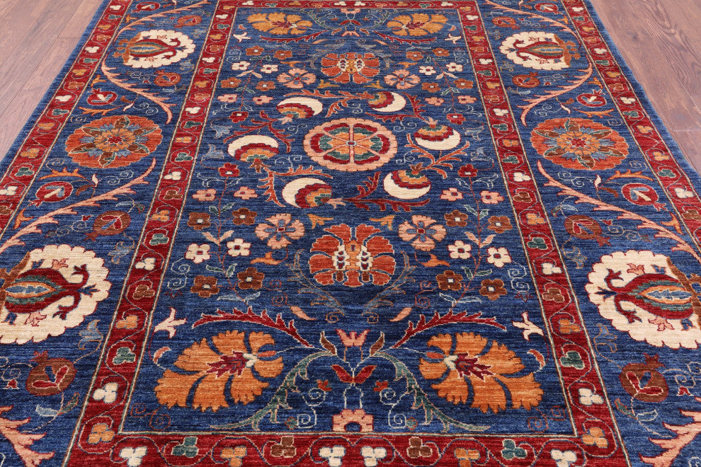 William Morris Hand-Knotted Wool Rug 6' 9" X 10' 0" Q5183