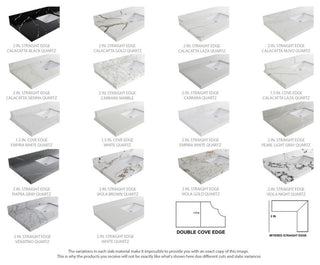 Nashville 72" Double Sink Bath Vanity, White 1.5" White Quartz