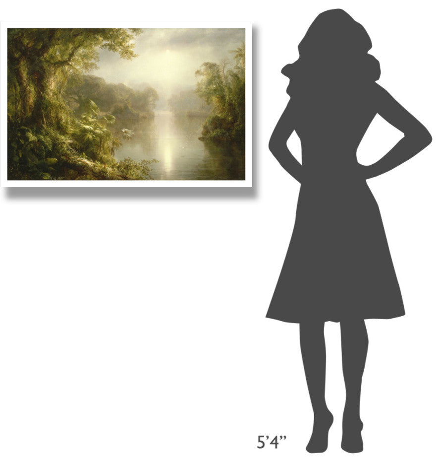 "El Rio de Luz (The River of Light), 1877" Paper Art, 38"x26"