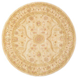 Unique Loom Cream Edinburgh Tansy 6'x6' Round Rug