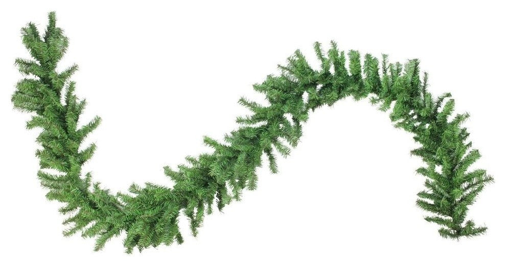 Commercial Length Canadian Pine Artificial Christmas Garland, Unlit, 12"