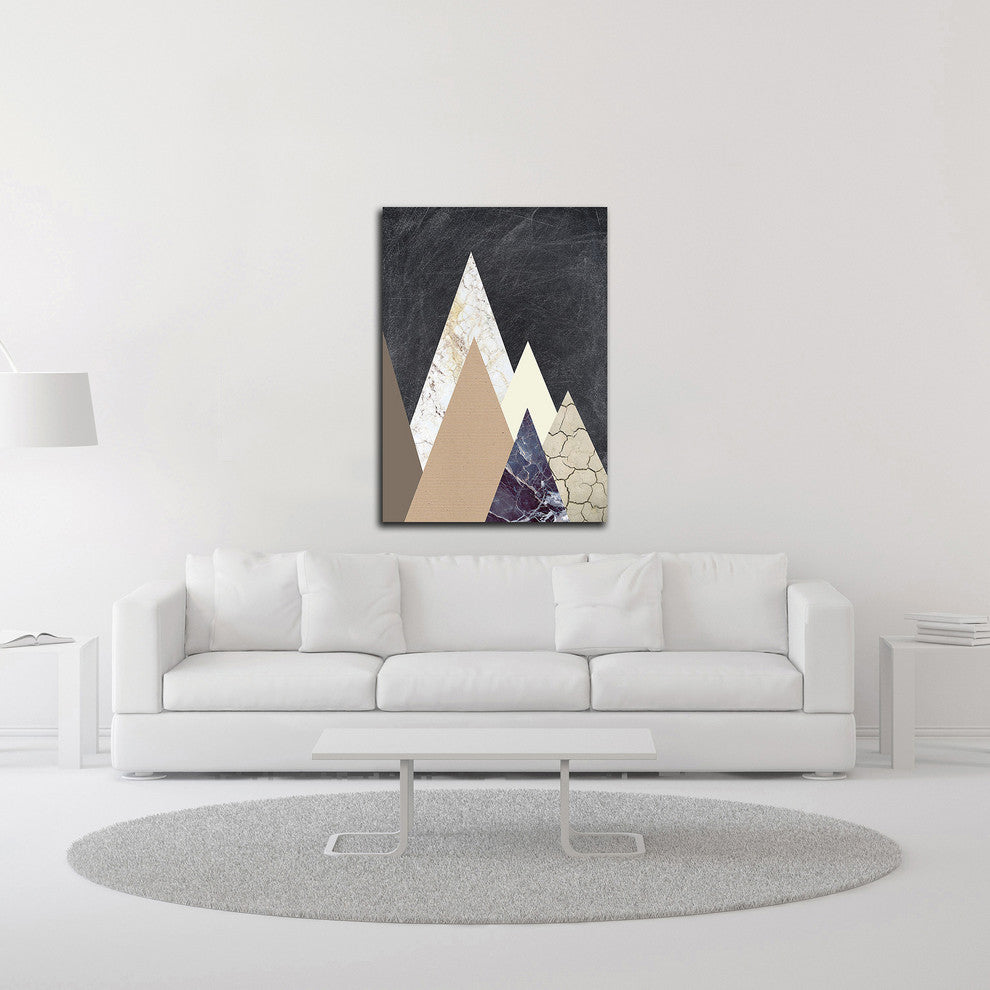 Peaks 2 by Design Fabrikken, Print on Canvas, 25"x35"