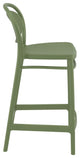 Marcel Counter Stool, Set of 2, Olive Green