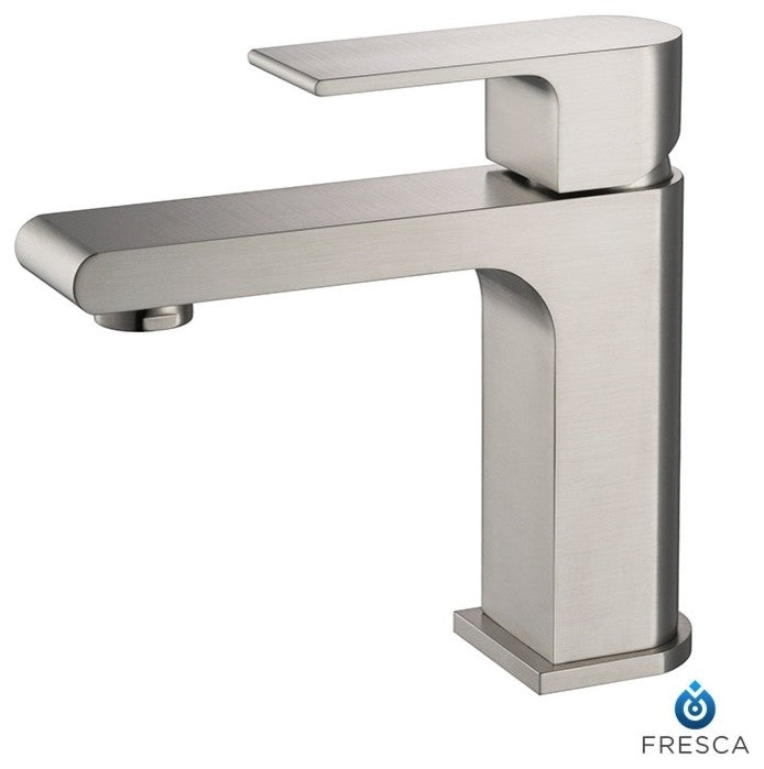 Torino 60" White Modern Double Sink Bathroom Vanity, Faucet FFT9151BN