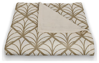 Gold pattern Distress 50x60 Coral Fleece Blanket