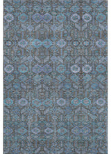 Premium Machine Washable Mayfield AMF574 Teal 5' x 7'6" Rug