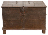 Antique Indo-Portuguese Painted Trunk