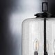 Luxury French Country Pendant Light, Midnight Black, UHP3821