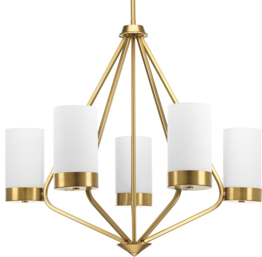Elevate 5-Light Chandelier, Brushed Bronze