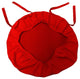 LA Linen Chiavari Chair Cushion Cover, Set of 4, Red
