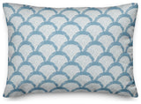 Blue Scallops 20x14 Indoor/Outdoor Pillow