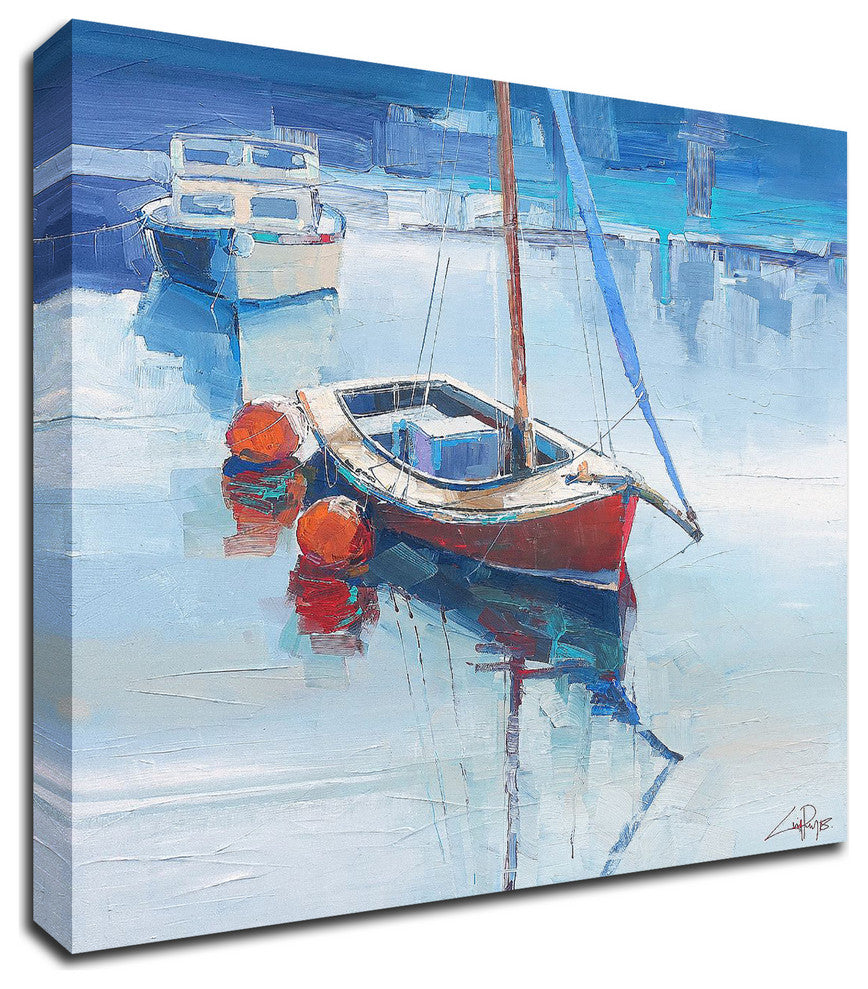 On the Creek by Craig Trewin Penny, Print on Canvas, 24"x24"