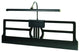 Grand Piano LED Clamp Lamp, Black and Satin Nickel