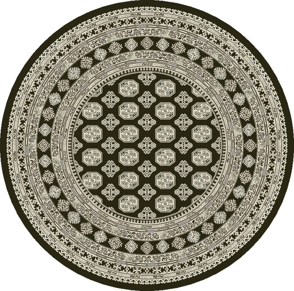 Ancient Garden Rug, 5'3" Round