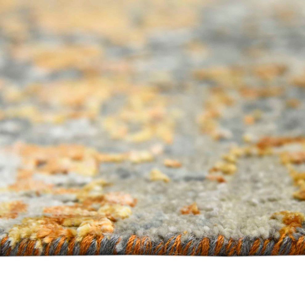 Mystique Vinland Area Rug, Orange, 9' x 12', Abstract