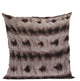 Plutus Brown Fluffy Bunni Faux Fur Luxury Throw Pillow, Brown, 22" x 22"