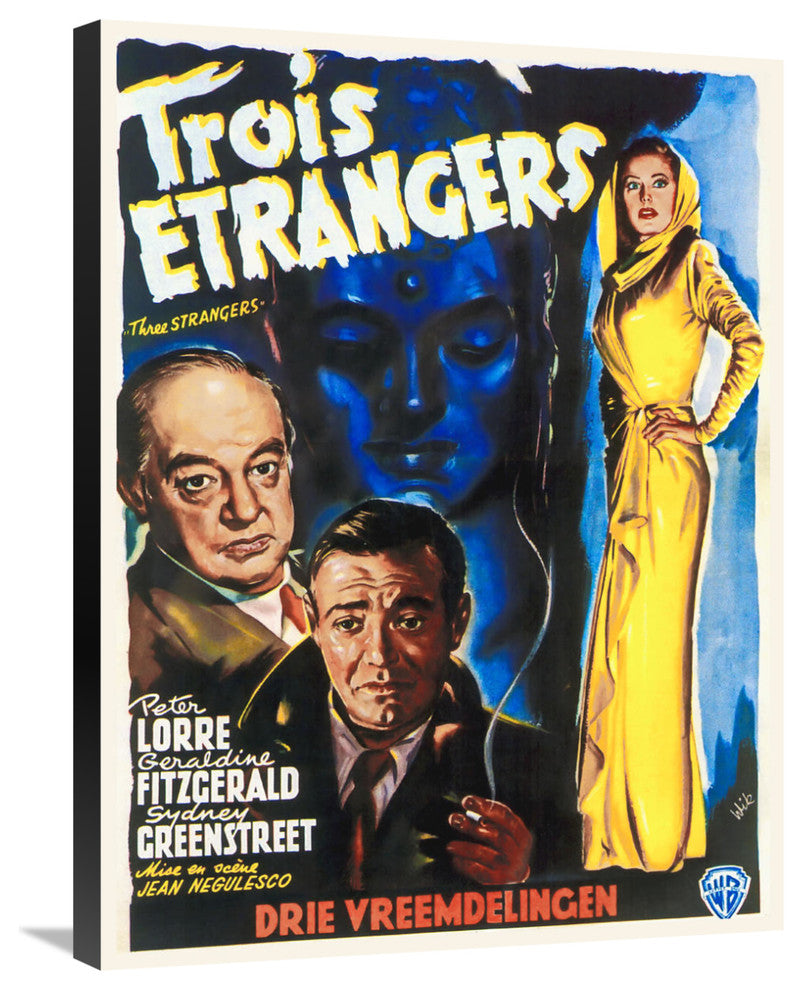 "French - Three Strangers" Canvas Giclee by Hollywood Photo Archive, 23"x30"