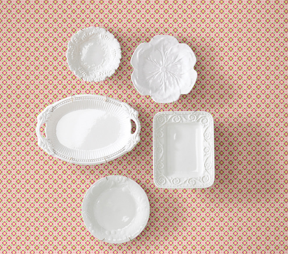 Audra Pink Floral Wallpaper Bolt