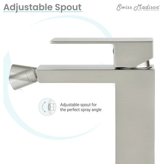Concorde Bidet Faucet, Nickel