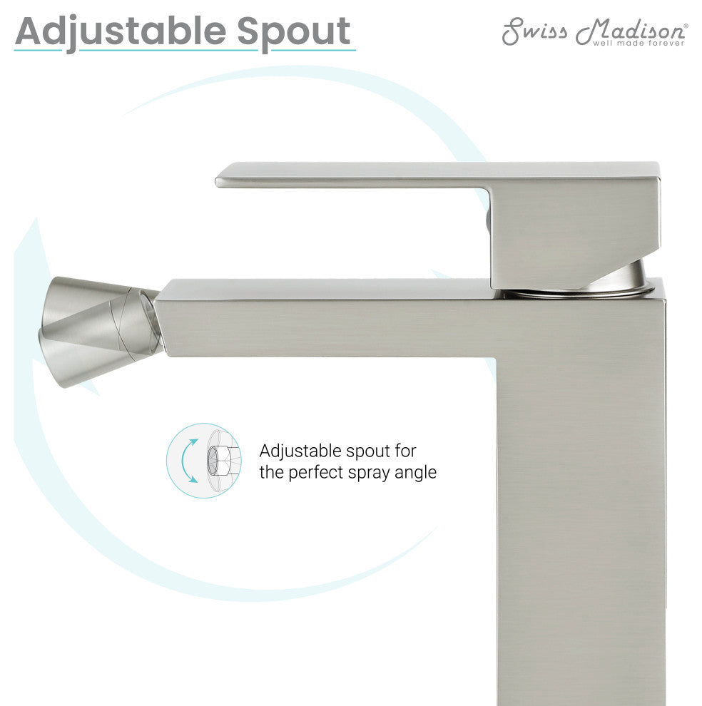 Concorde Bidet Faucet, Nickel