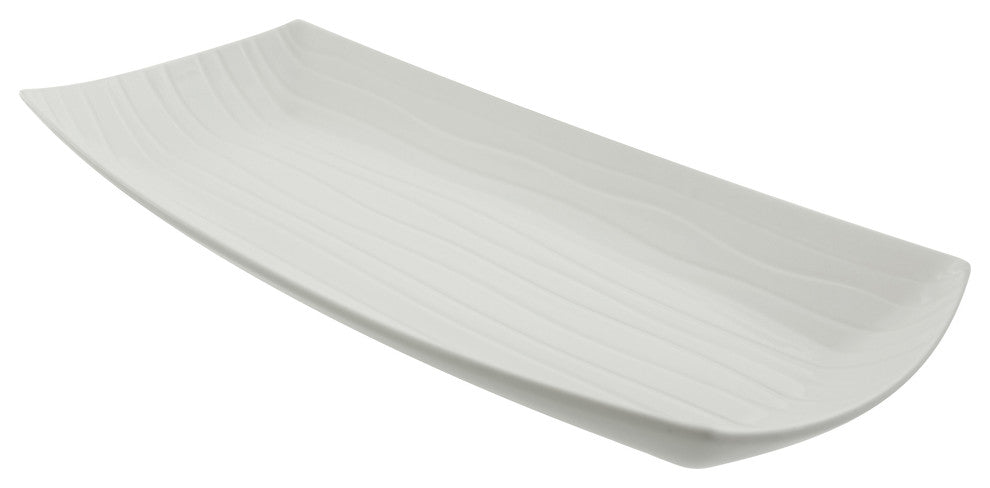 26" Whittier Embossed Rectangular Platter