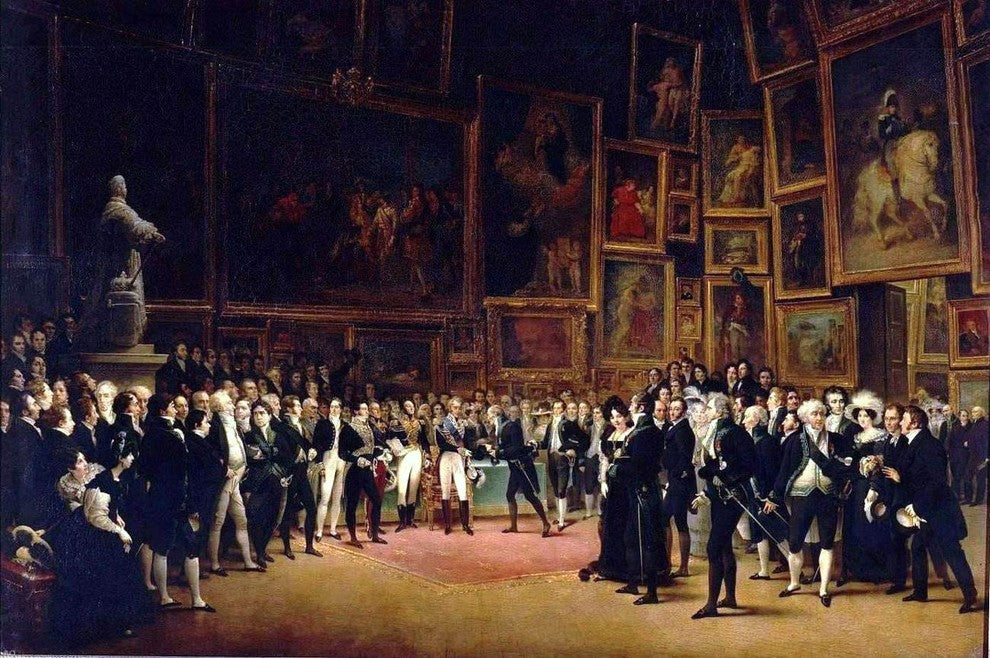 Francois-Joseph Heim Charles V Distributing Awards to the Artists Wall Decal
