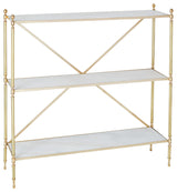 Acorn Open Shelf, Brass