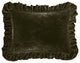 Stella Silk Velvet Oblong Pillow, 16" x 21", Fern Green