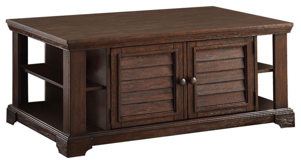 Lovely Coffee Table, Dark Oak Brown