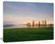 Foggy Early Morning Panorama, Landscape Canvas Art Print, 60x40