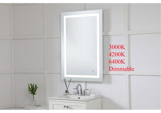 Elegant Decor Helios 27In X 40In Hardwired LED Mirror
