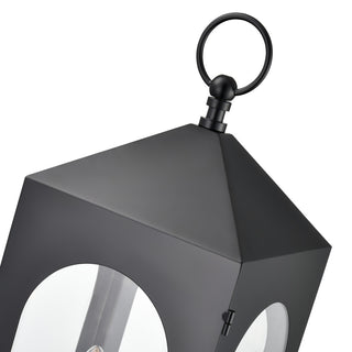 2 Light 8.75 in. Powder Coated Black Outdoor