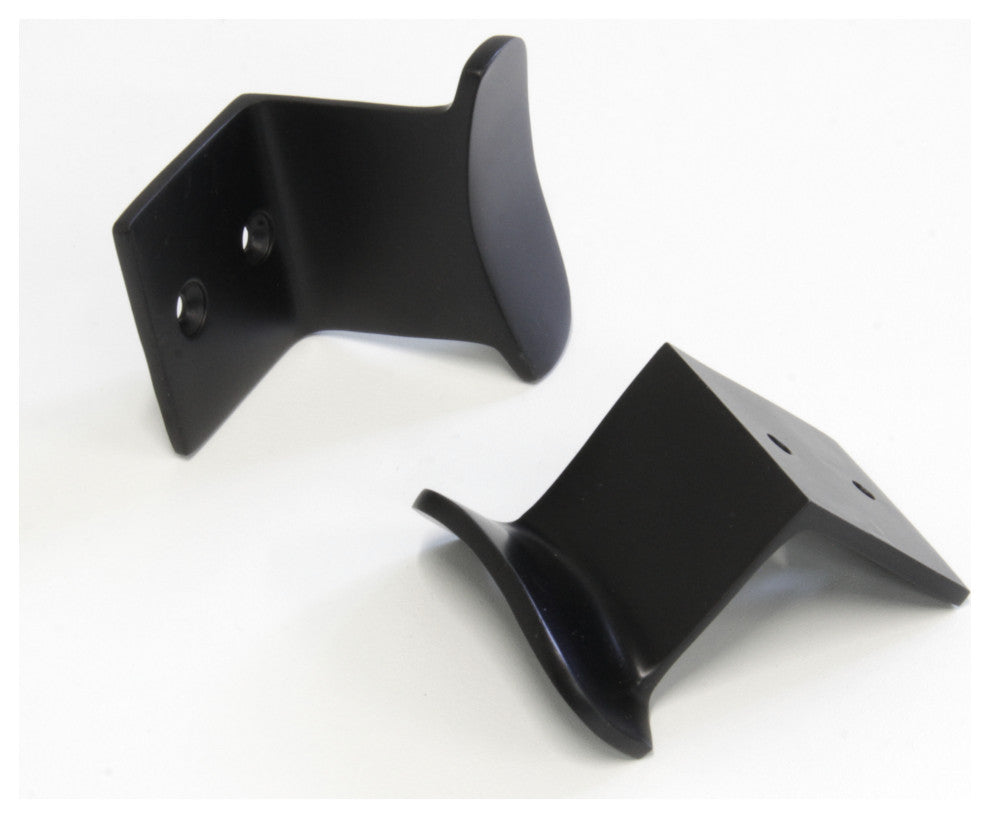 RCH Decorative Brass Wall Hook, 1.5 Inch, Various Finishes, Black, 1.5 Inch