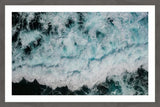 "White Expanse" Framed Painting Print, 36"x24"