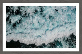 "White Expanse" Framed Painting Print, 36"x24"