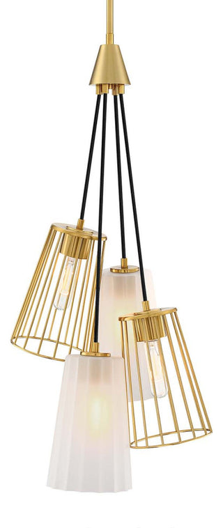 Designers Fountain D328M-4CH Liana 4 Light 15"W Chandelier - Brushed Gold